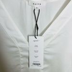 Vetta Women's White Sheer The Reversible Minimal Blouse Size Small S NWT Capsule Photo 5