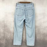 H&M  Jeans Womens 8 High Rise Light Wash Barrel Leg Grunge Minimal Y2K Capsule Photo 1