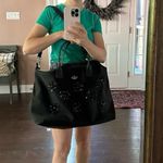 Kate Spade NEW  Beaded Embellished Nylon Duffle Bag Black Photo 9