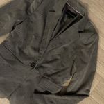 Banana Republic 6 Charcoal gray Pinstripe Blazer women’s professional suit top Photo 2