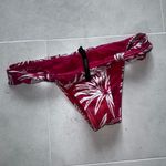 Red bikini bottom with palm trees Photo 0
