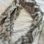 Altar'd State Ivory/Grey Leopard Print Scarf Photo 0