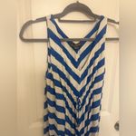 Tommy Bahama  Blue Stripe Maxi Dress Size Small Photo 6