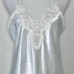 Vintage Angelic Satin Slip Dress White Size L Photo 1