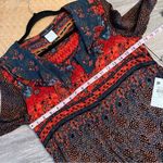 Vintage 90’s cottagecore prairie ruffle boho‎ printed blouse art to wear nwt Size 2 Photo 3