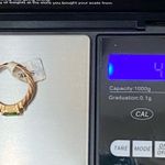 Vintage Emerald Green Birthstone Cubic Zirconia CZ Rope Gold Photo 10