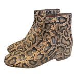 Aquatalia Ulyssa Snakeskin Ankle Booties 6 Photo 1