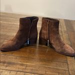 Aquatalia  Chestnut Suede Ankle Booties Size 5 EUC Photo 10