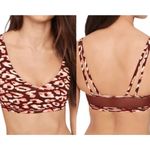 Aerie Oflline by Animal Print Double Strap Padded Sports Bra Size XS New Photo 8