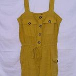 Forever 21 NWT Sleeveless Button Up Cinched Waist Romper size medium Photo 0