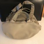 MISS FONG Mini leather Diaper Bag Backpack.Diaper Bag with Changing Pad Photo 4