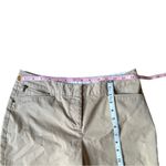 Jones New York Signature Grace Ankle Length Pants White Stretch Womens Size 4 Photo 2