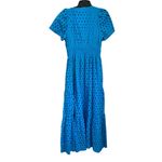 Anthropologie NWT  The somerset Maxi Dress: Eyelet Edition Blue Size XS Photo 2