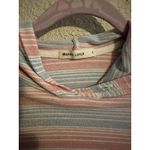 Marine layer  Weekend Hoodie Multi Stripe Beach Casual‎ Small Cotton Blend Photo 1
