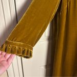 Boden Velvet Mustard Gold Adora Knee Length High Neck Dress US 12L $140 EUC Size 12 Photo 5