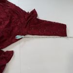 Torrid Red Off Shoulder Peplum 3/4 Sleeve Stretch Lace Special Occasion Dress 18 Photo 10