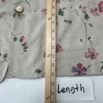 Alfred Dunner Vintage  Floral Blazer Women 14‎ Beige Pink Cottagecore Academia Photo 10