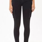 Forever 21 Indigo Cargo Skinny Jeans Photo 0