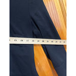 Misook Women’s  V Neck Classic Workwear Black Crepe Pointelle Midi Dress Small Photo 5