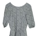 ZARA Animal Polka Dot Black White Open Tie Back Shorts Romper 1/2 Sleeve XS Photo 1