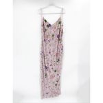 Mac Duggal 10893 Lilac Sequin Floral Lace Sheath Cocktail Gown Size 14 NWT Photo 2