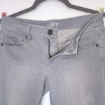 Ann Taylor LOFT Tag 25/0 Actual 28 Low-Rise Relaxed Skinny Jeans Gray Moto Photo 4