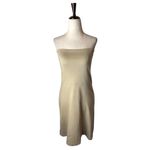 Djerf Avenue Djerf‎ Avenue Dress Women Large Tan Nougat Strapless Tube Mini Streetwear Edgy Photo 1