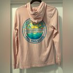 Vineyard Vines Light Pink Cotton Hoodie Size XS Every Day Should Feel This Good Photo 4
