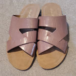 Qupid  Mauve Slide Sandals Photo 0