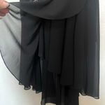 Alex Evenings Vtg Y2K Beaded Dress Sz 10 Whimsigoth Flapper Formal Sheer Hanky Photo 4