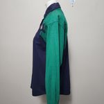 Vintage Adobe Rose 90s Blue Green Rodeo Queen Western Button Down Size Medium Size L Photo 2