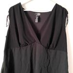 Bisou Bisou  black sleeveless v neck layered 2XL Photo 2