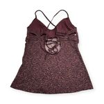 Athleta new ✪ Triangle DD Cup Strappy Back Tankini Swim Top ✪ Chocolate Camo L Photo 4