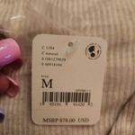 Free People Lively Romper Natural Oatmeal Beige Womens Medium Long Sleeve Shorts Photo 11