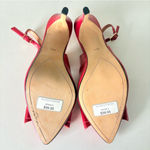 Halogen NOWT  Red Leather Pumps 4” Heels Sling Back Y2K Shoes Women’s Size 6.5 M Photo 7