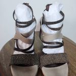 Vero Cuoio iXOS Brown Strappy Stacked Heel Size 38 Size 7.5 IXOS  Italy Heels Photo 4