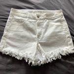 American Eagle White  frayed shorts  Photo 0