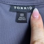 Torrid Sculpting Knit Double Scoop Body Suit Gray Women's 10 / Large Photo 5