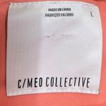 C/MEO COLLECTIVE  Strapless Midi Dress Women’s Size L Abstract Multicolor Printed Photo 9