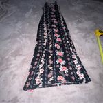 Pink republic  Black Sleeveless Maxi Sundress Pink and Orange Floral Photo 1