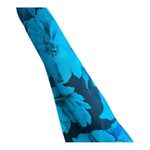 Vintage teal floral neck tie scarf Green Photo 3