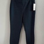 Nanette Lepore NWT Nanette Leopore Geometric Plaid Navy Business Casual Pants Legging Office M Photo 0
