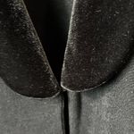 Chico's  Travelers Size 2 US Large Velvet Trim Black Open Front Cardigan Jacket Photo 4