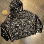 ZARA  Black Water Repellant Slicket Puffer  Jacket Size Large Photo 4