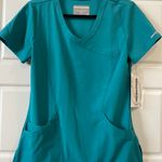 Skechers Teal Sketchers Scrub Top Photo 0