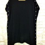 Aritzia Aamito Snap Dress Womens S Black Rayon Mini Wilfred Free Rock Lagenlook Photo 0