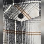 SheIn Plaid Button Up VEST Photo 7