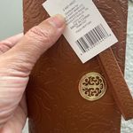 Wristlet Wallet Faux Leather Brown Zipper Closure Photo 9