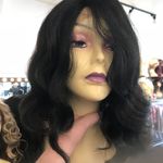 WIG Its SWISSLACE LACEFRONT flat iron straight New Black Photo 0