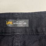 Lee , Relaxed Fit, Straight Leg, Mid‎ Rise Women’s 28W NEW WITH TAGS Black Photo 6